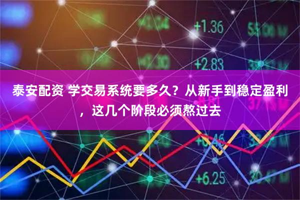 泰安配资 学交易系统要多久？从新手到稳定盈利，这几个阶段必须熬过去