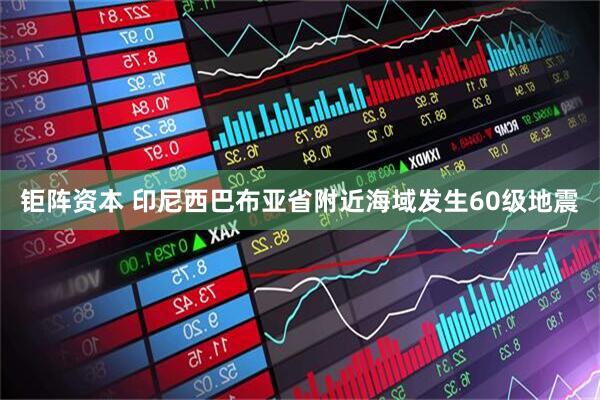 钜阵资本 印尼西巴布亚省附近海域发生60级地震