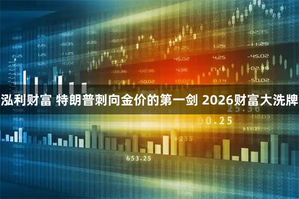 泓利财富 特朗普刺向金价的第一剑 2026财富大洗牌